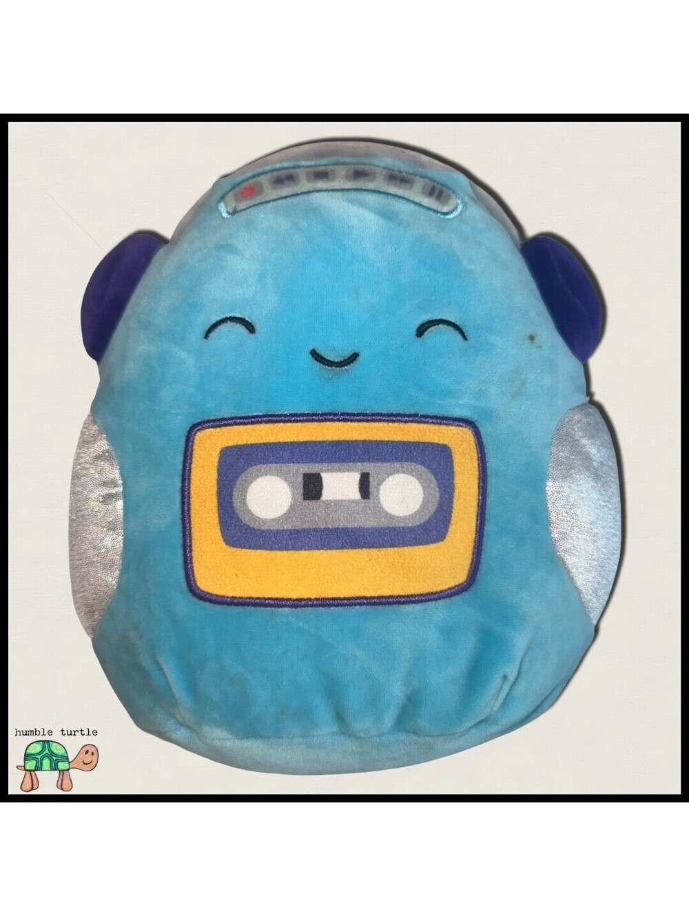 Squishmallows "Casja the Cassette Player" (Electronics Squad)